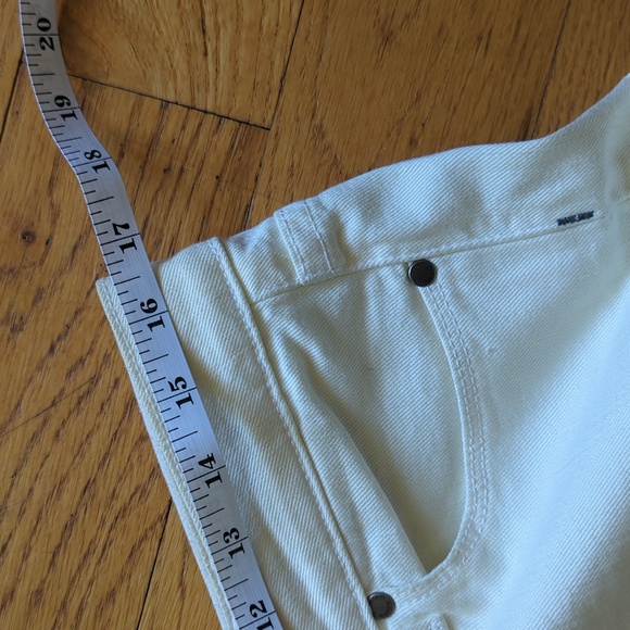 Paige Laurel Canyon Low Rise flare ivory Jeans - Picture 6 of 8